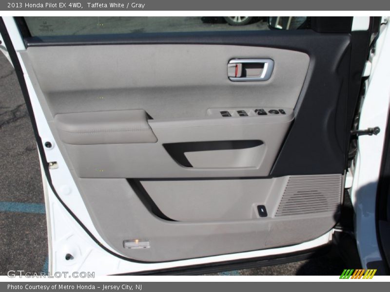 Taffeta White / Gray 2013 Honda Pilot EX 4WD