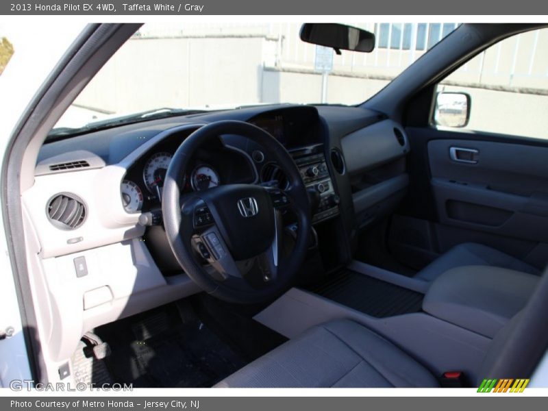 Taffeta White / Gray 2013 Honda Pilot EX 4WD