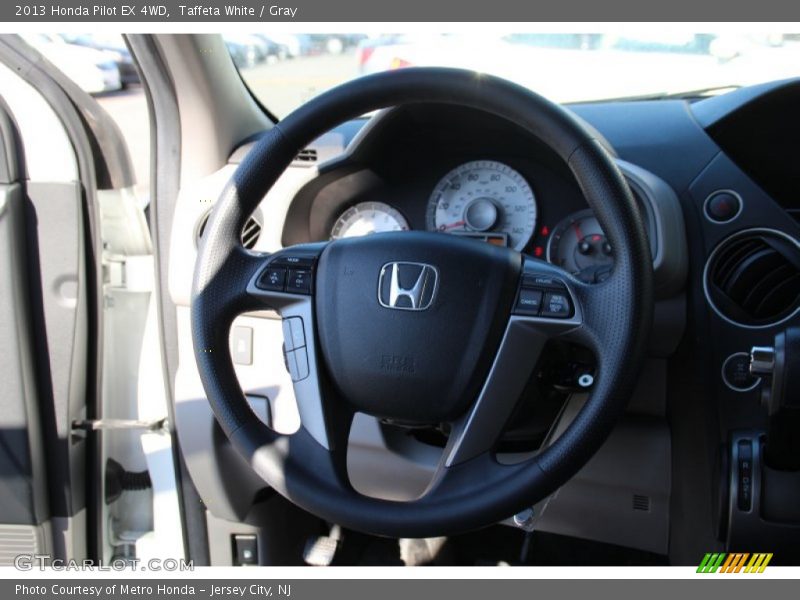 Taffeta White / Gray 2013 Honda Pilot EX 4WD