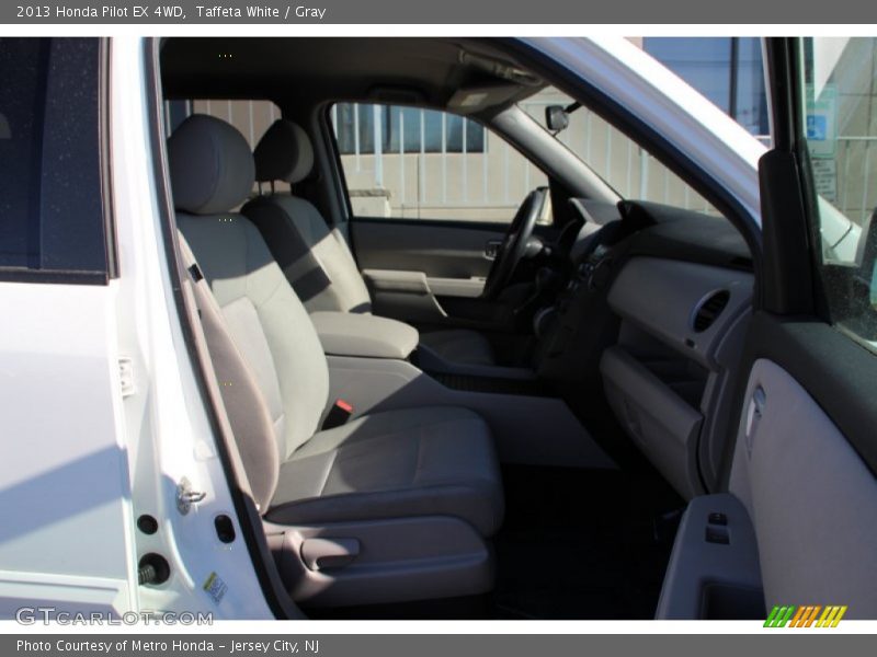 Taffeta White / Gray 2013 Honda Pilot EX 4WD