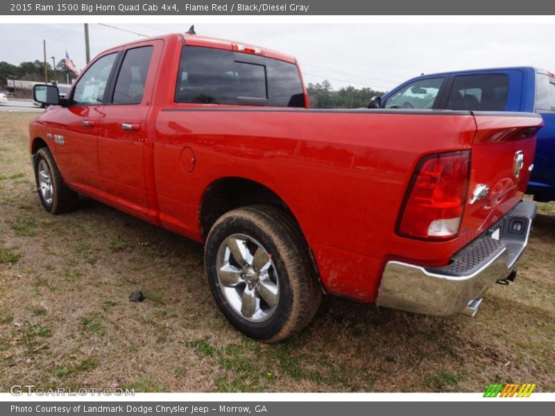  2015 1500 Big Horn Quad Cab 4x4 Flame Red