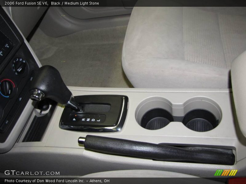 Black / Medium Light Stone 2006 Ford Fusion SE V6