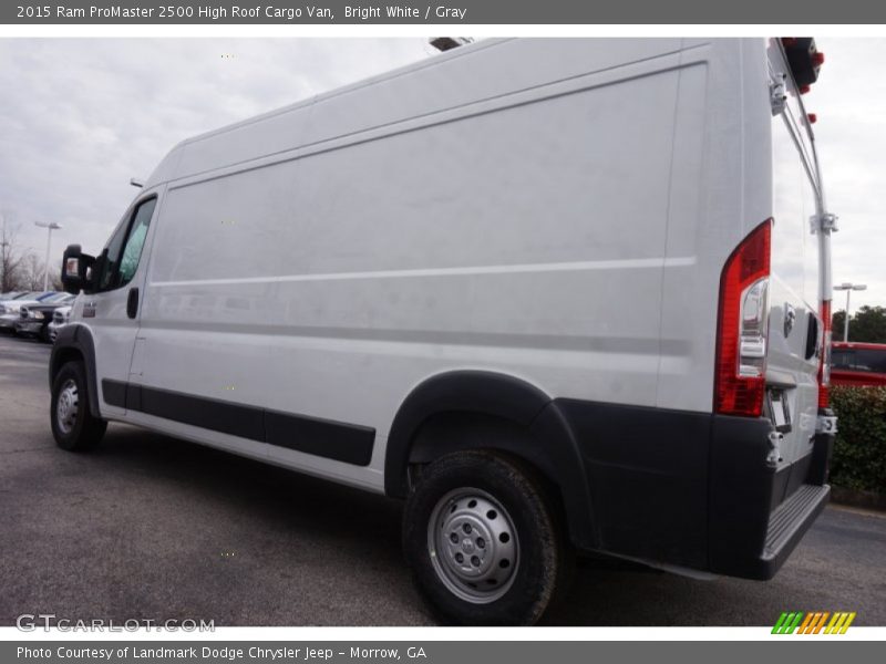 Bright White / Gray 2015 Ram ProMaster 2500 High Roof Cargo Van