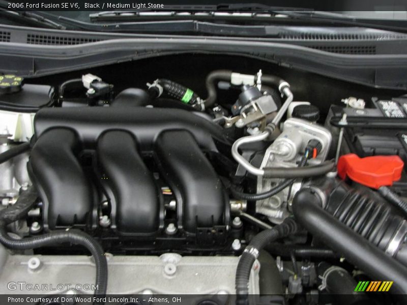 Black / Medium Light Stone 2006 Ford Fusion SE V6