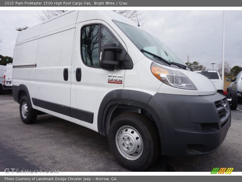 Front 3/4 View of 2015 ProMaster 1500 High Roof Cargo Van