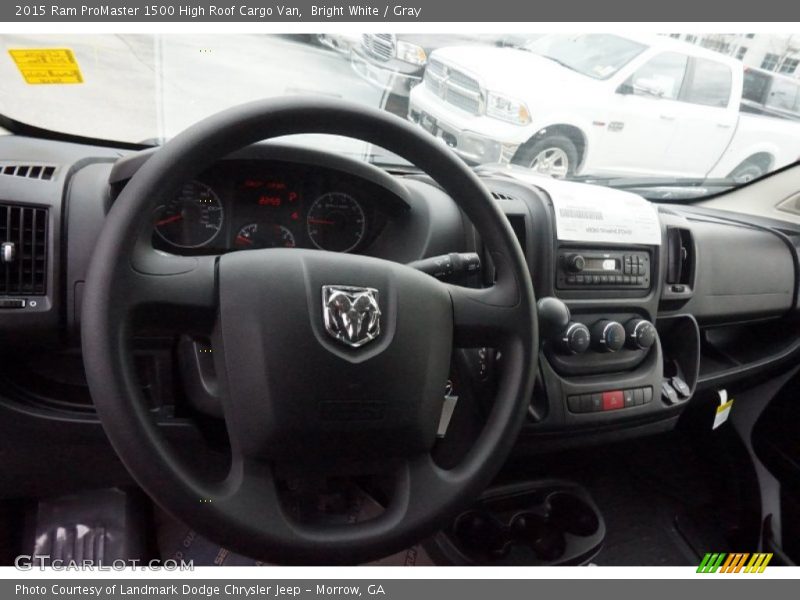 Dashboard of 2015 ProMaster 1500 High Roof Cargo Van