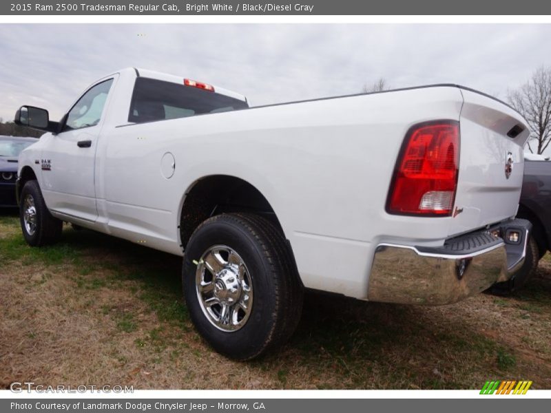 Bright White / Black/Diesel Gray 2015 Ram 2500 Tradesman Regular Cab
