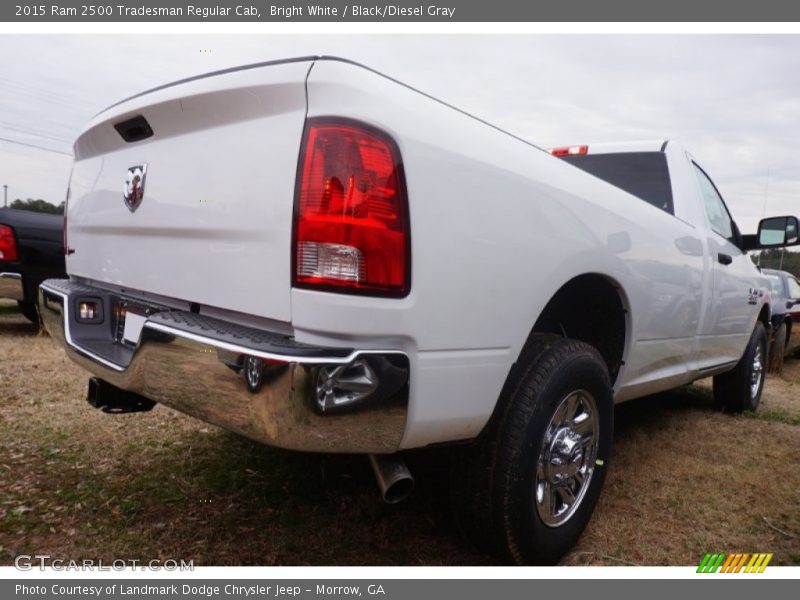 Bright White / Black/Diesel Gray 2015 Ram 2500 Tradesman Regular Cab