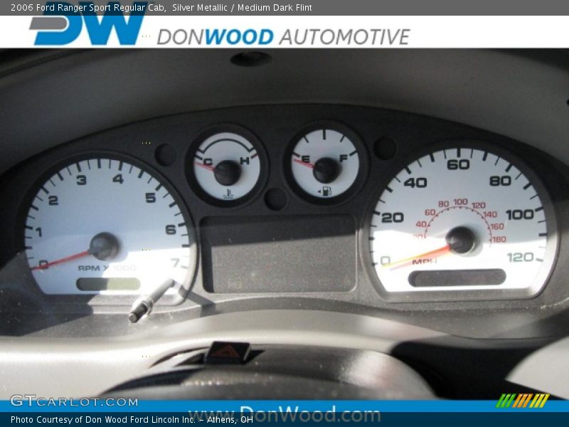 Silver Metallic / Medium Dark Flint 2006 Ford Ranger Sport Regular Cab