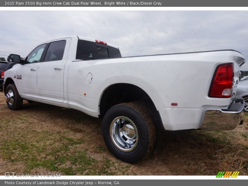  2015 3500 Big Horn Crew Cab Dual Rear Wheel Bright White