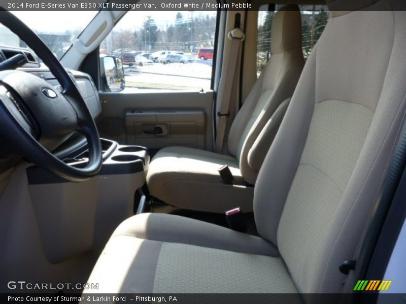 Oxford White / Medium Pebble 2014 Ford E-Series Van E350 XLT Passenger Van