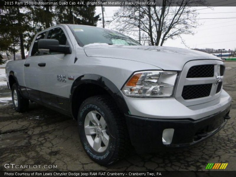 Front 3/4 View of 2015 1500 Outdoorsman Quad Cab 4x4