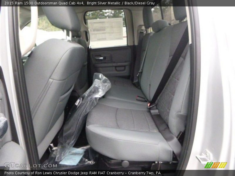 Rear Seat of 2015 1500 Outdoorsman Quad Cab 4x4