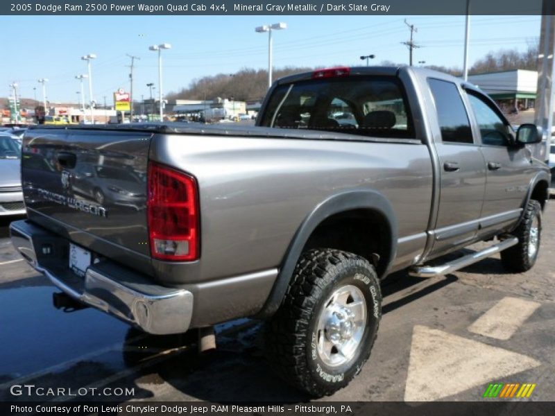 Mineral Gray Metallic / Dark Slate Gray 2005 Dodge Ram 2500 Power Wagon Quad Cab 4x4