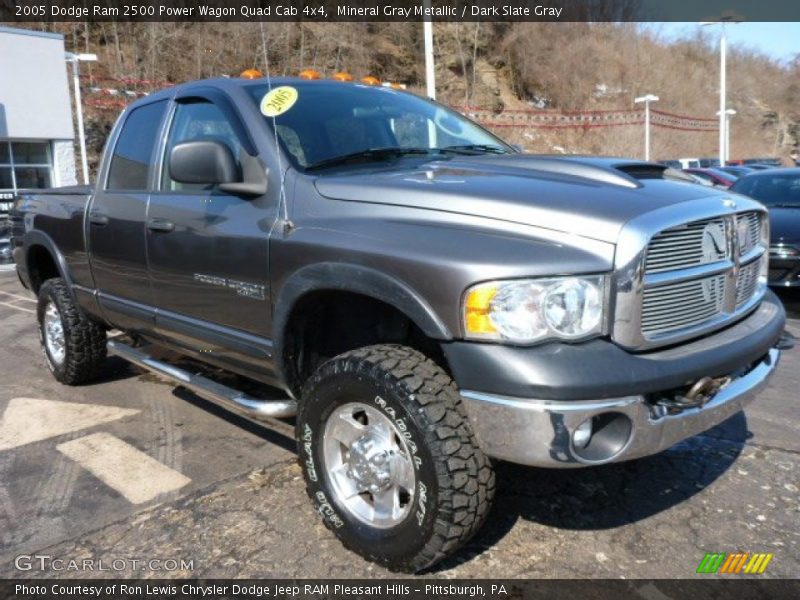 Mineral Gray Metallic / Dark Slate Gray 2005 Dodge Ram 2500 Power Wagon Quad Cab 4x4