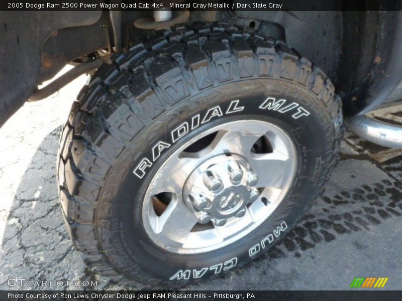 Mineral Gray Metallic / Dark Slate Gray 2005 Dodge Ram 2500 Power Wagon Quad Cab 4x4