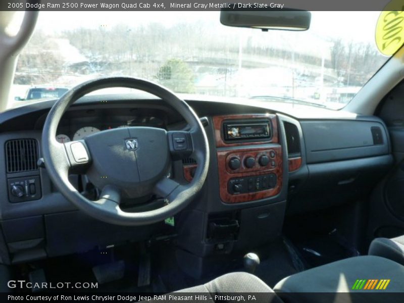 Mineral Gray Metallic / Dark Slate Gray 2005 Dodge Ram 2500 Power Wagon Quad Cab 4x4