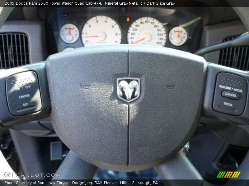 Mineral Gray Metallic / Dark Slate Gray 2005 Dodge Ram 2500 Power Wagon Quad Cab 4x4
