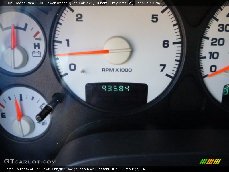 Mineral Gray Metallic / Dark Slate Gray 2005 Dodge Ram 2500 Power Wagon Quad Cab 4x4