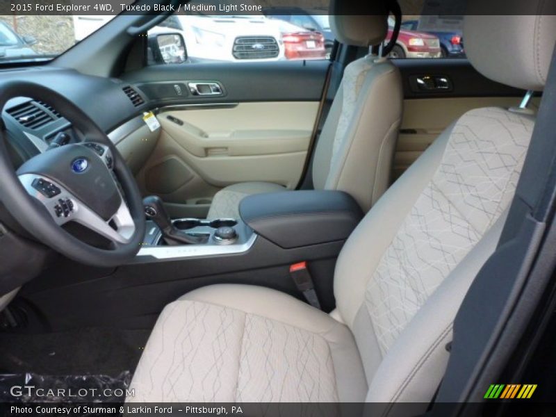  2015 Explorer 4WD Medium Light Stone Interior