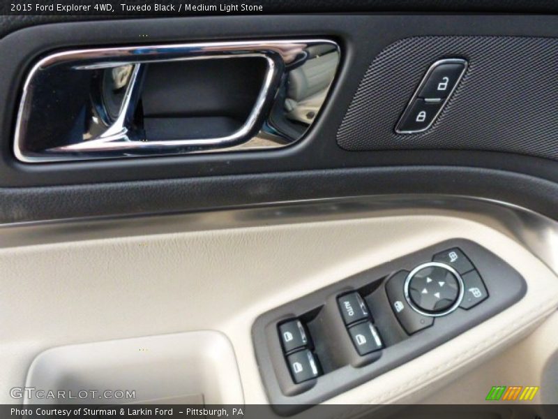 Tuxedo Black / Medium Light Stone 2015 Ford Explorer 4WD