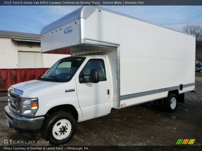  2015 E-Series Van E450 Cutaway Commercial Moving Truck Oxford White