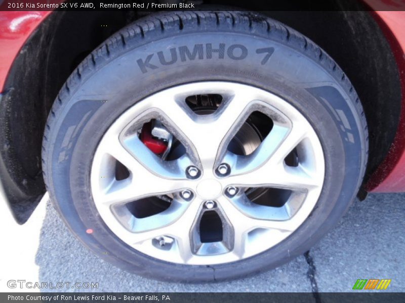  2016 Sorento SX V6 AWD Wheel