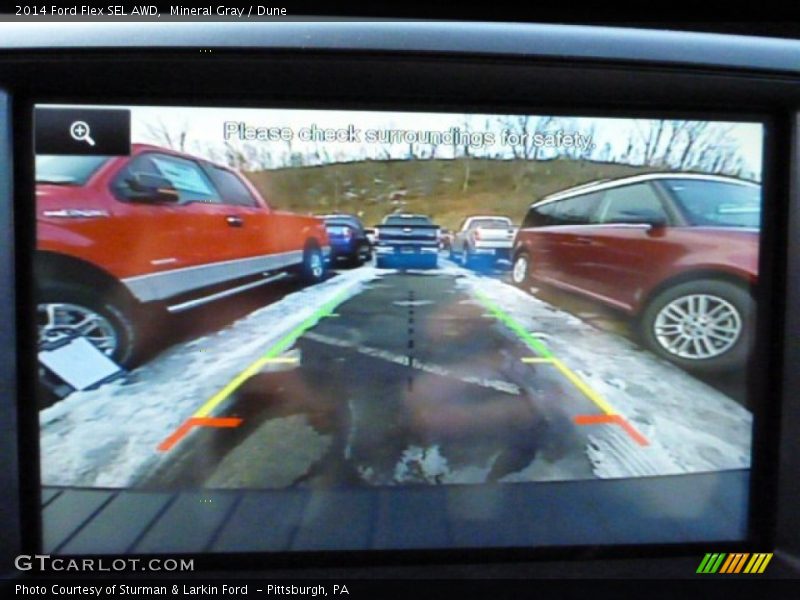 Mineral Gray / Dune 2014 Ford Flex SEL AWD