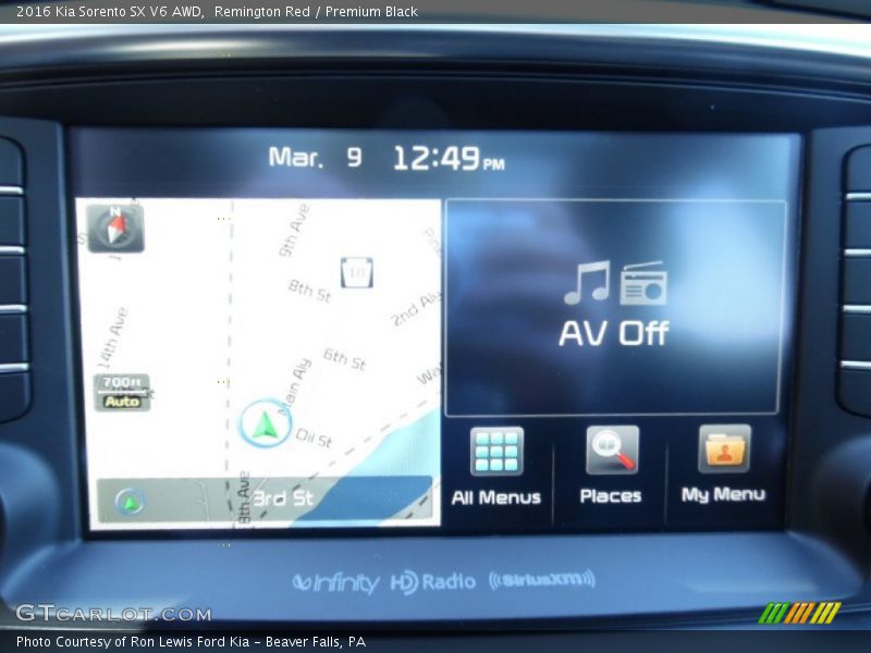 Remington Red / Premium Black 2016 Kia Sorento SX V6 AWD