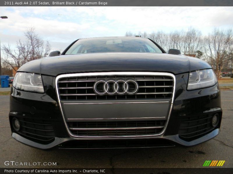 Brilliant Black / Cardamom Beige 2011 Audi A4 2.0T Sedan