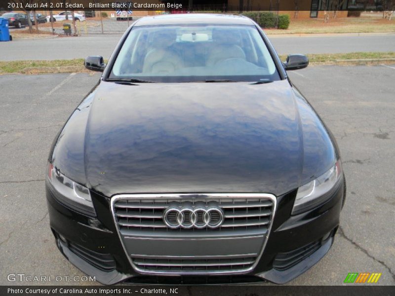 Brilliant Black / Cardamom Beige 2011 Audi A4 2.0T Sedan