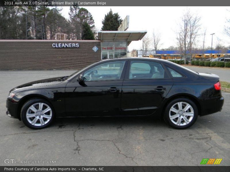 Brilliant Black / Cardamom Beige 2011 Audi A4 2.0T Sedan