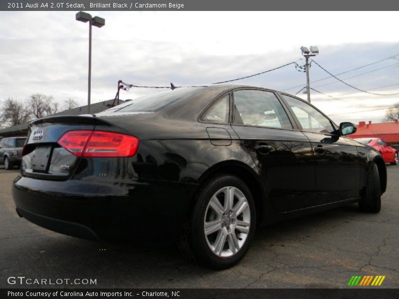 Brilliant Black / Cardamom Beige 2011 Audi A4 2.0T Sedan