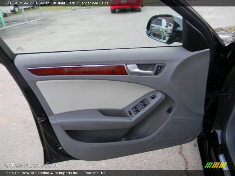 Brilliant Black / Cardamom Beige 2011 Audi A4 2.0T Sedan