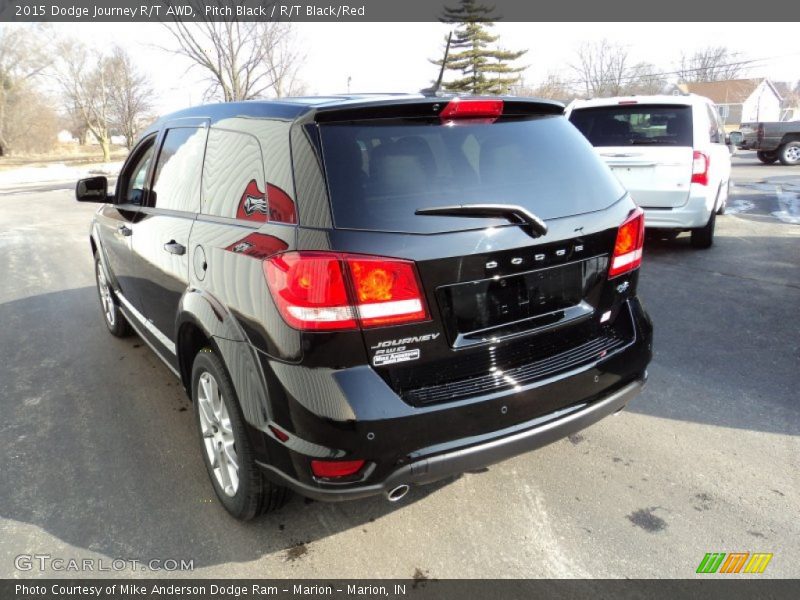 Pitch Black / R/T Black/Red 2015 Dodge Journey R/T AWD