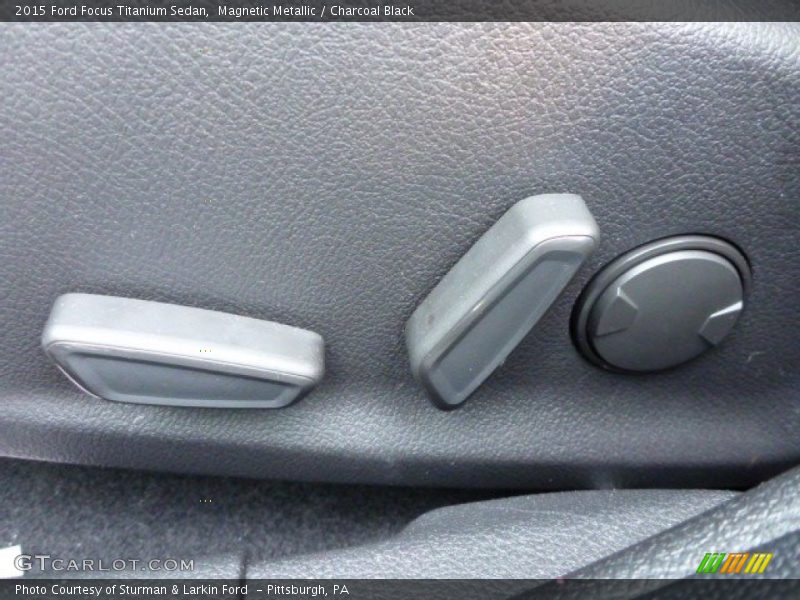 Magnetic Metallic / Charcoal Black 2015 Ford Focus Titanium Sedan