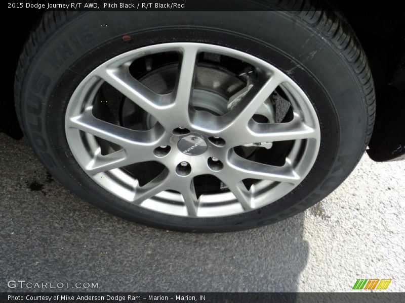 Pitch Black / R/T Black/Red 2015 Dodge Journey R/T AWD