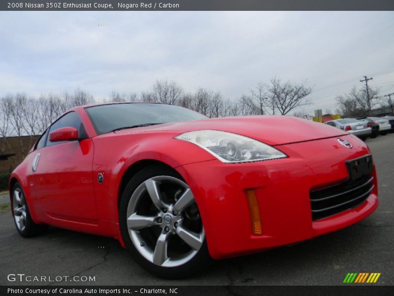 Nogaro Red / Carbon 2008 Nissan 350Z Enthusiast Coupe