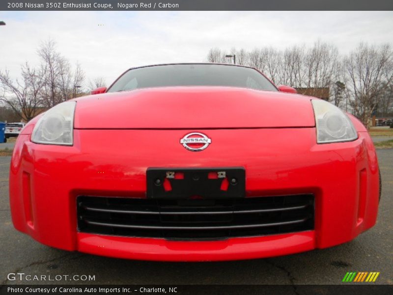 Nogaro Red / Carbon 2008 Nissan 350Z Enthusiast Coupe