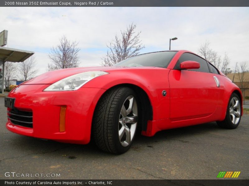 Nogaro Red / Carbon 2008 Nissan 350Z Enthusiast Coupe