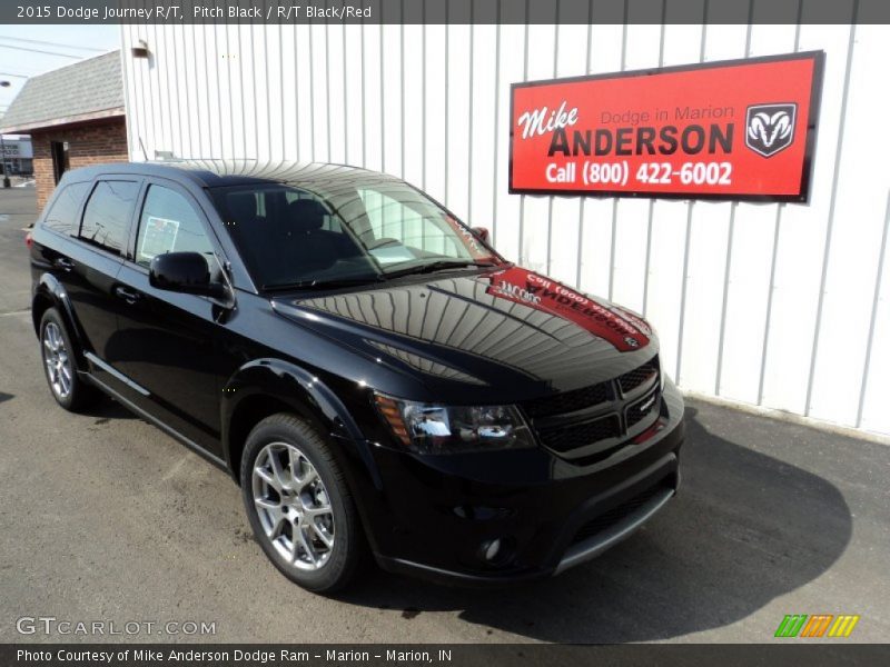 Pitch Black / R/T Black/Red 2015 Dodge Journey R/T