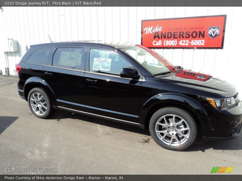 Pitch Black / R/T Black/Red 2015 Dodge Journey R/T