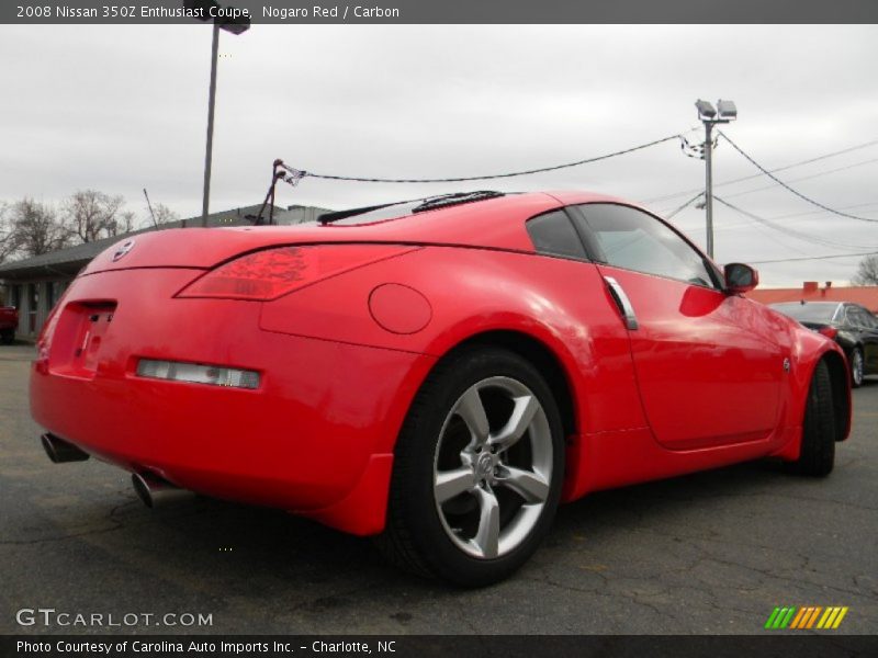 Nogaro Red / Carbon 2008 Nissan 350Z Enthusiast Coupe