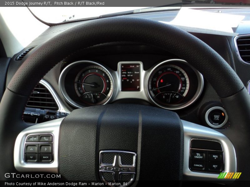 Pitch Black / R/T Black/Red 2015 Dodge Journey R/T