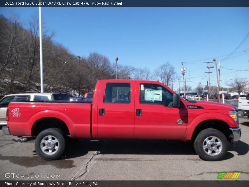 Ruby Red / Steel 2015 Ford F350 Super Duty XL Crew Cab 4x4