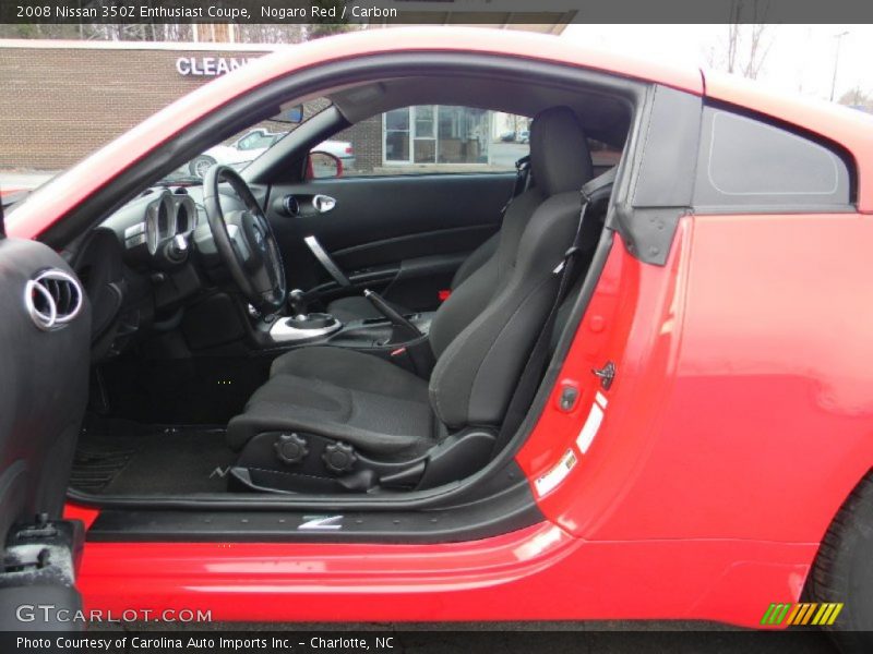 Nogaro Red / Carbon 2008 Nissan 350Z Enthusiast Coupe