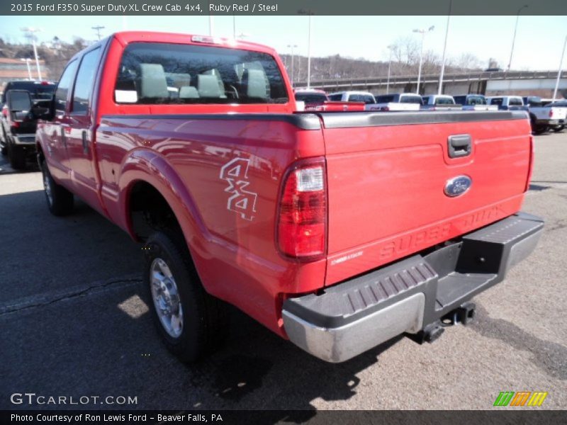 Ruby Red / Steel 2015 Ford F350 Super Duty XL Crew Cab 4x4