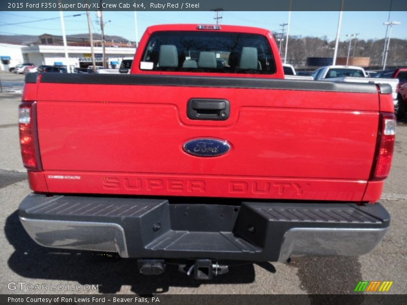 Ruby Red / Steel 2015 Ford F350 Super Duty XL Crew Cab 4x4