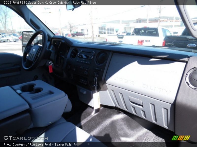 Ruby Red / Steel 2015 Ford F350 Super Duty XL Crew Cab 4x4