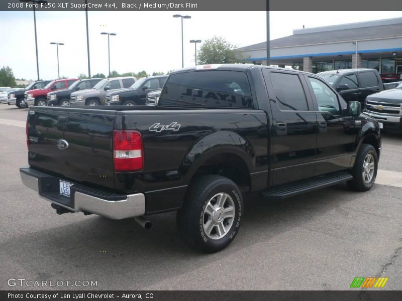 Black / Medium/Dark Flint 2008 Ford F150 XLT SuperCrew 4x4